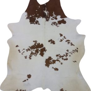 COWHIDE MEDIUM BROWN & WHITE 2.5-3.4M