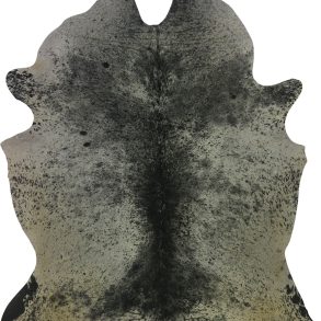 COWHIDE LARGE BLK & WHT SPECKLED 3.5-3.9M