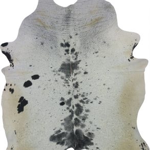 COWHIDE XL BLK & WHT SPECKLED 4-4.4M