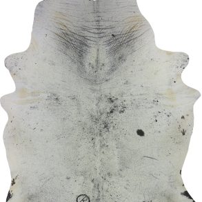 COWHIDE XL BLK & WHT SPECKLED 4-4.4M