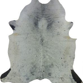 COWHIDE XL BLK & WHT SPECKLED 4-4.4M