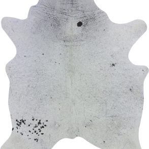 COWHIDE MEDIUM BLACK & WHITE SPECKLED 2.5-3.4M