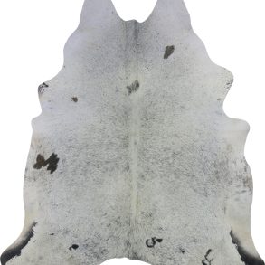 COWHIDE LARGE BLACK & WHITE SPECKLED 3.5-3.9M