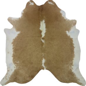 COWHIDE BEIGE & WHITE XL 4 TO 4.4 MTR