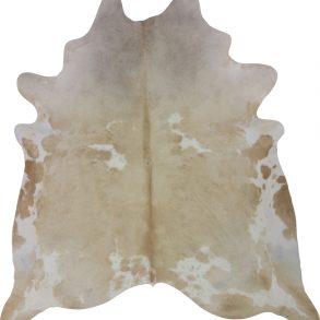 COWHIDE BEIGE & WHITE XL 4 TO 4.4 MTR