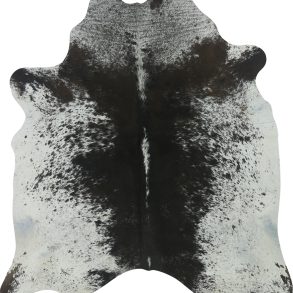 COWHIDE SMALL BLACK & WHITE SPECKLED 2-2.4M