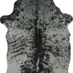 COWHIDE SMALL BLACK & WHITE SPECKLED 2-2.4M