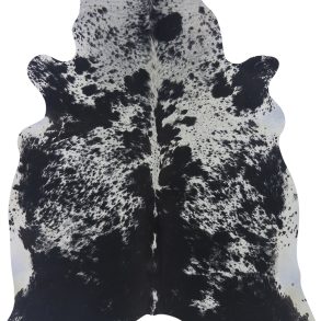 COWHIDE SMALL BLACK & WHITE SPECKLED 2-2.4M