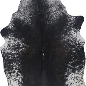 COWHIDE SMALL BLACK & WHITE SPECKLED 2-2.4M