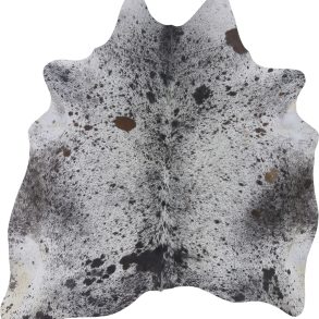 COWHIDE SMALL BLACK & WHITE SPECKLED 2-2.4M