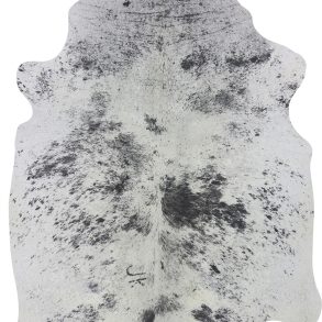 COWHIDE SMALL BLACK & WHITE SPECKLED 2-2.4M