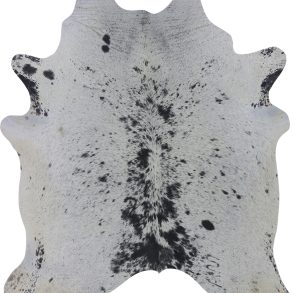 COWHIDE SMALL BLACK & WHITE SPECKLED 2-2.4M