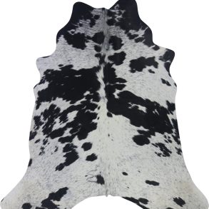 COWHIDE MEDIUM BLACK & WHITE SPECKLED 2.5-3.4M