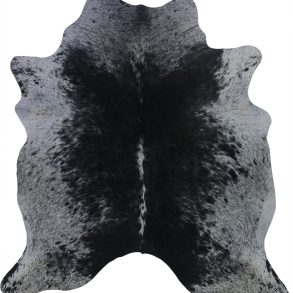 COWHIDE MEDIUM BLACK & WHITE SPECKLED 2.5-3.4M