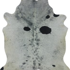 COWHIDE MEDIUM BLACK & WHITE SPECKLED 2.5-3.4M