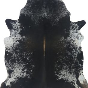 COWHIDE MEDIUM BLACK & WHITE SPECKLED 2.5-3.4M