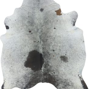 COWHIDE MEDIUM BLACK & WHITE SPECKLED 2.5-3.4M