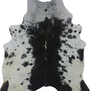COWHIDE MEDIUM BLACK & WHITE SPECKLED 2.5-3.4M