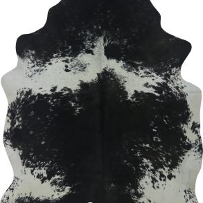 COWHIDE MEDIUM BLACK & WHITE SPECKLED 2.5-3.4M