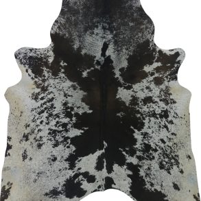 COWHIDE MEDIUM BLACK & WHITE SPECKLED 2.5-3.4M