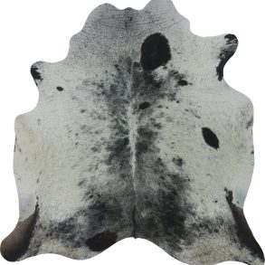 COWHIDE MEDIUM BLACK & WHITE SPECKLED 2.5-3.4M