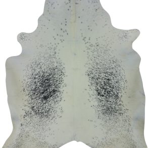 COWHIDE MEDIUM BLACK & WHITE SPECKLED 2.5-3.4M