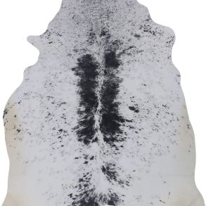 COWHIDE MEDIUM BLACK & WHITE SPECKLED 2.5-3.4M