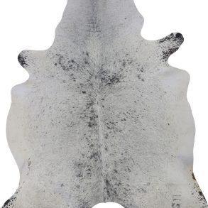 COWHIDE MEDIUM BLACK & WHITE SPECKLED 2.5-3.4M