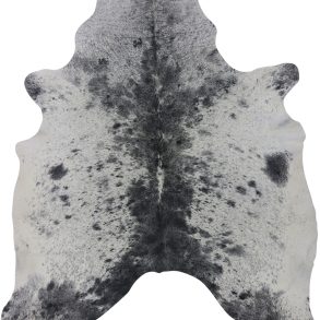 COWHIDE MEDIUM BLACK & WHITE SPECKLED 2.5-3.4M