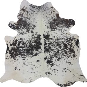 COWHIDE MEDIUM BLACK & WHITE SPECKLED 2.5-3.4M