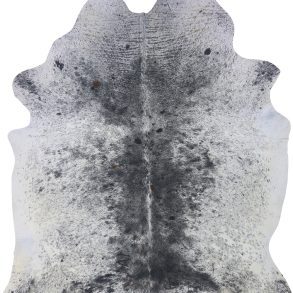 COWHIDE MEDIUM BLACK & WHITE SPECKLED 2.5-3.4M