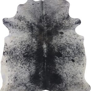 COWHIDE MEDIUM BLACK & WHITE SPECKLED 2.5-3.4M