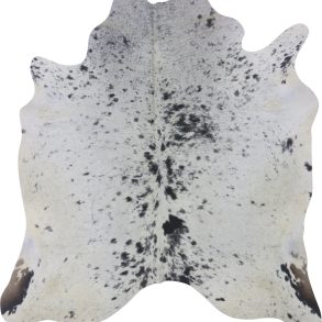 COWHIDE MEDIUM BLACK & WHITE SPECKLED 2.5-3.4M