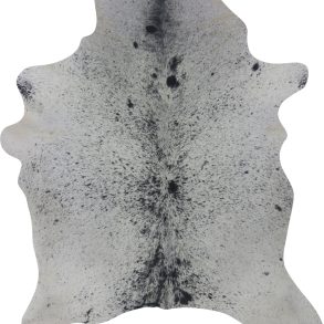 COWHIDE MEDIUM BLACK & WHITE SPECKLED 2.5-3.4M