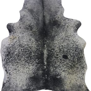COWHIDE MEDIUM BLACK & WHITE SPECKLED 2.5-3.4M