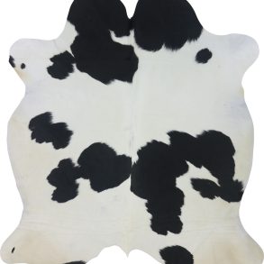 COWHIDE LARGE BLACK & WHITE 3.5-3.9M