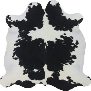 COWHIDE LARGE BLACK & WHITE 3.5-3.9M
