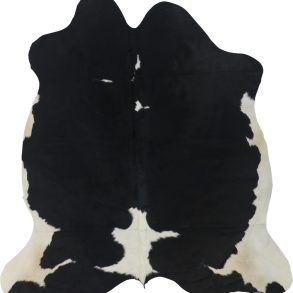 COWHIDE LARGE BLACK & WHITE 3.5-3.9M