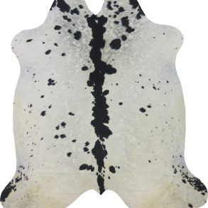 COWHIDE LARGE BLACK & WHITE 3.5-3.9M