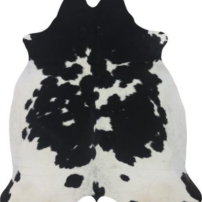 COWHIDE LARGE BLACK & WHITE 3.5-3.9M