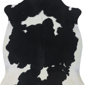 COWHIDE LARGE BLACK & WHITE 3.5-3.9M