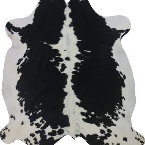 COWHIDE XL BLACK & WHITE 4-4.4M