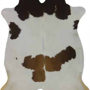 COWHIDE MEDIUM BROWN & WHITE 2.5-3.4M