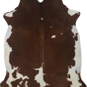 COWHIDE LARGE BROWN & WHITE 3.5-3.9M