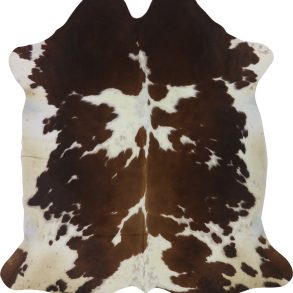 COWHIDE LARGE BROWN & WHITE 3.5-3.9M