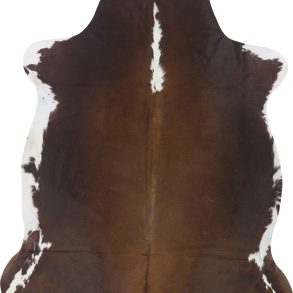 COWHIDE LARGE BROWN & WHITE 3.5-3.9M