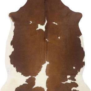 COWHIDE LARGE BROWN & WHITE 3.5-3.9M