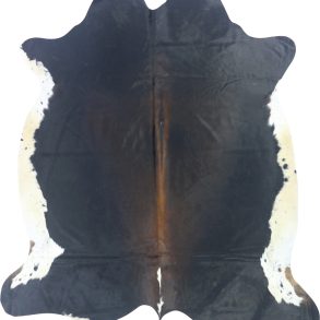 COWHIDE LARGE BLACK/BROWN & WHITE REDDISH 3.5-3.9M